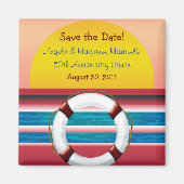 Save the Date Cruise Jubileum Magnet (Voorkant)
