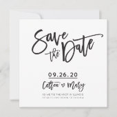 SAVE THE DATE custom design voor Colton + Mary Kaart (Voorkant)
