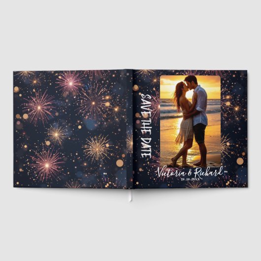 Save the Date Custom Photo Guest Book Gastenboek (Volledig)