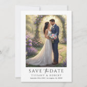 Save the Date Custom Photo Kaart (Voorkant)