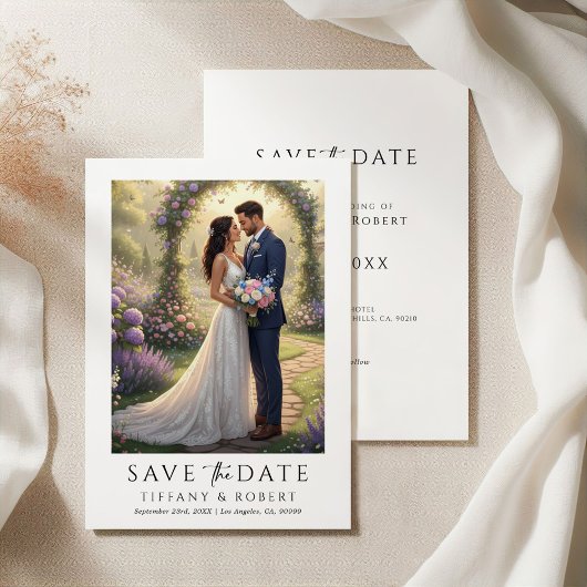 Save the Date Custom Photo Kaart