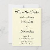 Save the date! De kus van Gustav Klimt Save The Date (Achterkant)