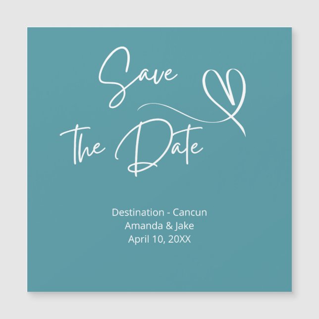 Save the Date Destination Wedding (Voorkant)