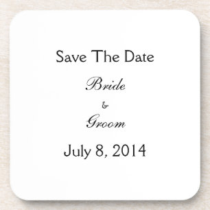 Save the date drankjes onderzetter
