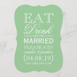 Save the Date | Eat-Drink en huwelijk