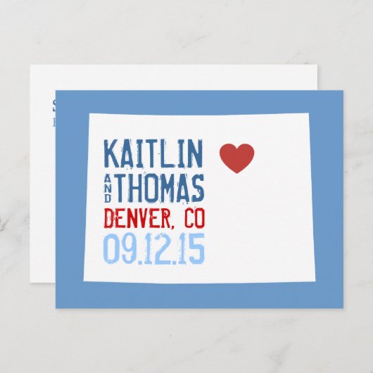 Save the Date - - Eindhoven Aankondigingskaart (Voorkant / Achterkant)