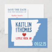 Save the Date - - Eindhoven Aankondigingskaart (Voorkant / Achterkant)