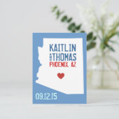 Save the Date -  - Eindhoven Aankondigingskaart (Staand voorkant)