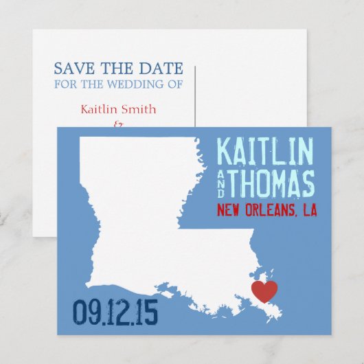 Save the Date -  - Eindhoven Aankondigingskaart (Voorkant / Achterkant)