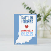 Save the Date -  - Eindhoven Aankondigingskaart (Staand voorkant)