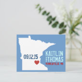 Save the Date -  - Eindhoven Aankondigingskaart (Staand voorkant)