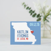 Save the Date -  - Eindhoven Aankondigingskaart (Staand voorkant)