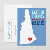 Save the Date -  - Eindhoven Aankondigingskaart (Voorkant / Achterkant)