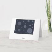 Save the Date Einladungskarten blau glitzer Aankondiging (Achterkant)