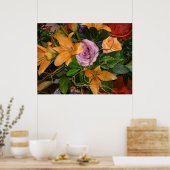 Save-the-Date/Fall Wedding Bouquet Poster (Keuken)
