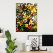 Save-the-Date/Fall Wedding Bouquet Poster (Thuiskantoor)