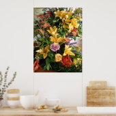 Save-the-Date/Fall Wedding Bouquet Poster (Keuken)