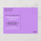 Save the Date Familie Reünie Vervangbare Foto Briefkaart (Achterkant)