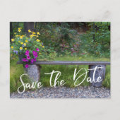 Save the Date Familie Reünie Vervangbare Foto Briefkaart (Voorkant)