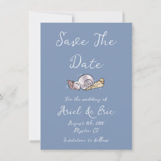Save The Date Flat Announcement Card Aankondiging