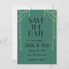 Save The Date Flat Announcement Card Aankondiging
