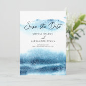 Save The Date Flat Kaart voor een Boho Chic bruilo (Staand voorkant)