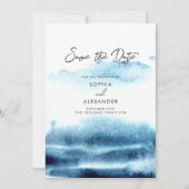 Save The Date Flat Kaart voor een Boho Chic bruilo (Voorkant)