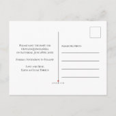 Save the Date Floral Mexican Fiesta White Aankondigingskaart (Achterkant)