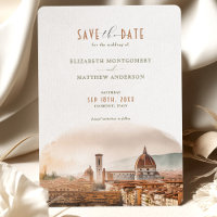 Save The Date Florence Italië Bestemming