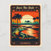 Save the date | Florida Invitation Briefkaart (Voorkant)