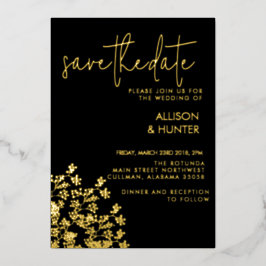 Save the date folie uitnodiging