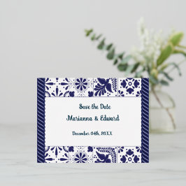 Save the Date Folie Uitnodiging Postkaart
