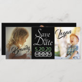 Save the Date Foto Kaarten (Voorkant / Achterkant)