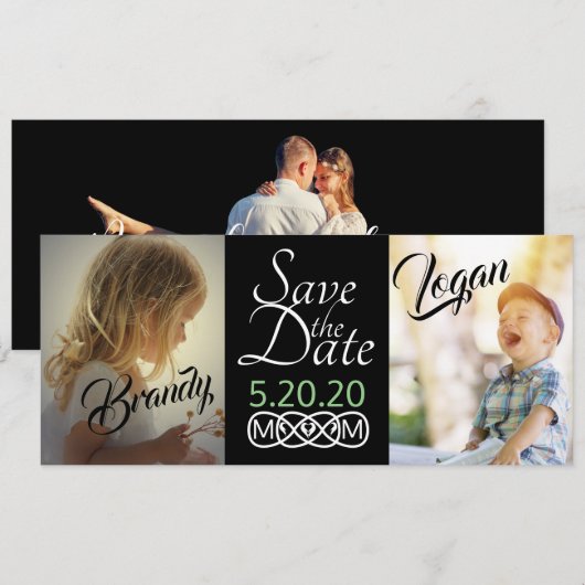 Save the Date Foto Kaarten (Voorkant / Achterkant)