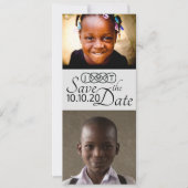 Save the Date Foto Kaarten (Voorkant)