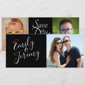 Save the Date Foto Kaarten (Voorkant / Achterkant)