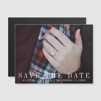 Save the date | Foto Magnet Magnetische Uitnodiging