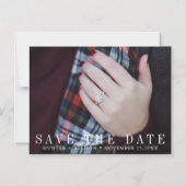 Save the date | Foto Magnet Magnetische Uitnodiging (Voorkant)