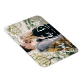 Save the Date Foto Overlay met Witte Lettering Magneet (Rechterzijde)