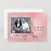 "Save the Date"-fotokaart Aankondigingskaart (Voorkant / Achterkant)