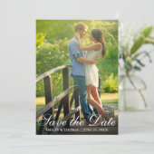 Save the date | Fotokaart voor aankondiging van Ve (Staand voorkant)