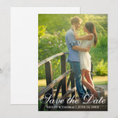 Save the date | Fotokaart voor aankondiging van Ve (Voorkant / Achterkant)