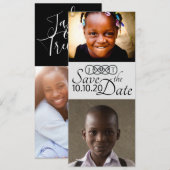 Save the Date Fotokaarten (Voorkant / Achterkant)