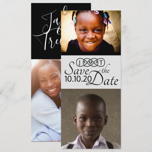 Save the Date Fotokaarten (Voorkant / Achterkant)