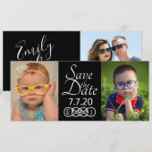 Save the Date Fotokaarten (Voorkant / Achterkant)