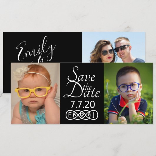 Save the Date Fotokaarten (Voorkant / Achterkant)