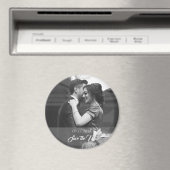 Save the date Fotomagneet met datum en foto Magneet (Insitu (Vaatwasser))