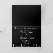 Save the Date Framboos Calla Lily Ansichtkaart (Binnen)