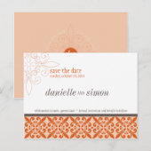 SAVE THE DATE :: fris 1 Aankondigingskaart (Voorkant / Achterkant)