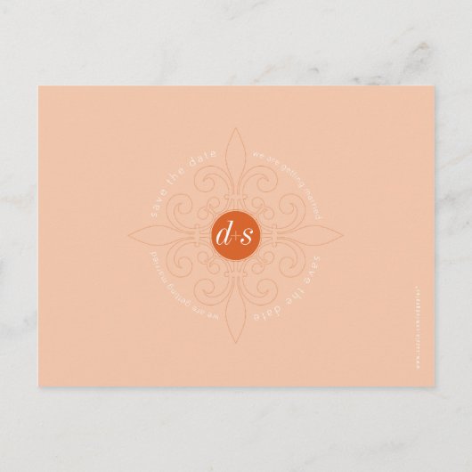 SAVE THE DATE :: fris 1 Aankondigingskaart (Achterkant)